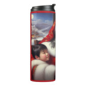 Bouteilles Isothermes Noël Père Noël avec enfants 5 (Tourné sur la gauche)