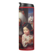 Bouteilles Isothermes Noël Père Noël avec enfants 5 (Tourné sur la droite)