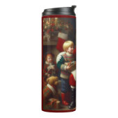 Bouteilles Isothermes Noël Père Noël avec enfants 6 (Tourné sur la gauche)