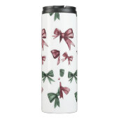 Bouteilles Isothermes Noël Red Green Bows (Dos)