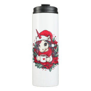 Bouteilles Isothermes Noël Unicorne Décor Filles Garçons Enfants Noël