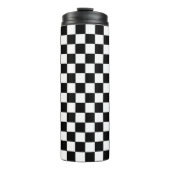 Bouteilles Isothermes Noir et blanc Checkered (Devant)