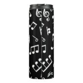 Bouteilles Isothermes Noir et blanc Monogram Music Note (Dos)