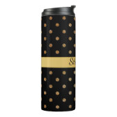 Bouteilles Isothermes Noir et culbuteur thermique fait sur commande de (Tourné sur la gauche)