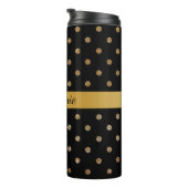 Bouteilles Isothermes Noir et culbuteur thermique fait sur commande de (Tourné sur la droite)