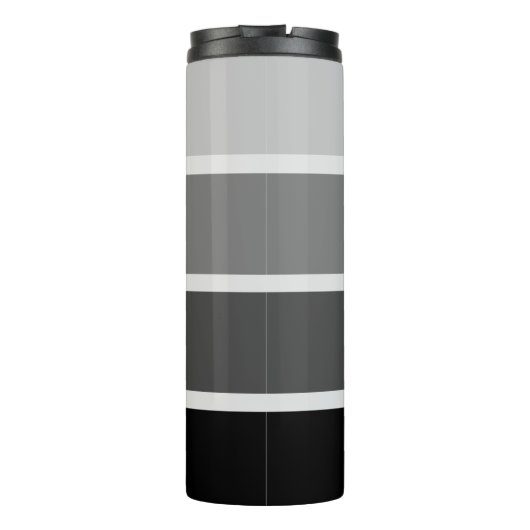 Bouteilles Isothermes Noir et gris | Ombre Stripes avec Script Fleece (Dos)