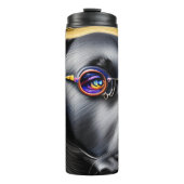 Bouteilles Isothermes Noir funky Labrador (Devant)