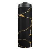 Bouteilles Isothermes Noir Kintsugi Ancien Kintsukuroi (Devant)