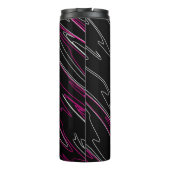 Bouteilles Isothermes Noir marbré rose (Dos)