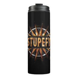 Bouteilles Isothermes Noir & Or Stupefy Spell Graphisme