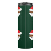 Bouteilles Isothermes Noir Père Noël Peau Brown Noël vert (Dos)