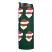 Bouteilles Isothermes Noir Père Noël Peau Brown Noël vert (Tourné sur la droite)