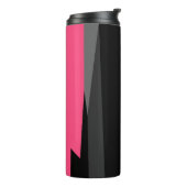 Bouteilles Isothermes Noir rose et gris (Tourné sur la gauche)