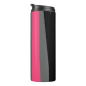 Bouteilles Isothermes Noir rose et gris (Tourné sur la droite)