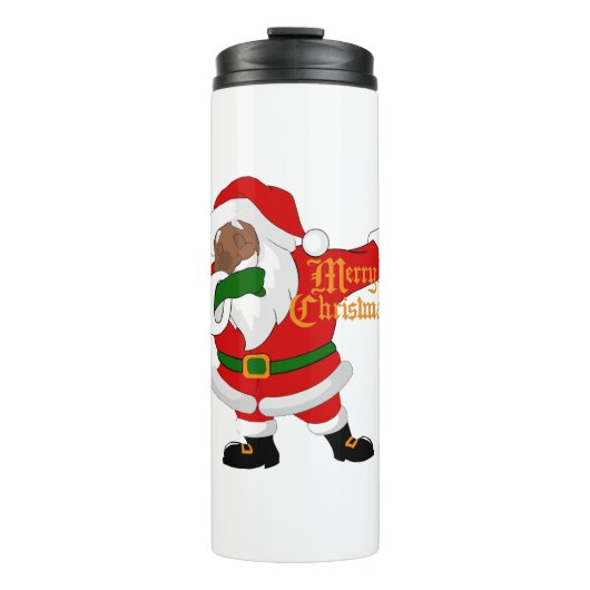 Bouteilles Isothermes noir santa claus (Devant)