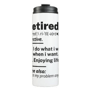 Bouteilles Isothermes Nom de définition à la retraite, Drôle cadeau de s