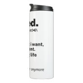 Bouteilles Isothermes Nom de définition à la retraite, Drôle cadeau de s (Tourné sur la droite)