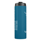 Bouteilles Isothermes Nom de la servante bleue personnalisée (Devant)