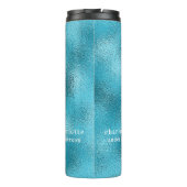 Bouteilles Isothermes Nom de mer bleu turquoise (Dos)