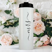 Bouteilles Isothermes Nom de Mme la mariée écriture de mariage