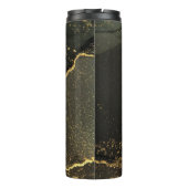 Bouteilles Isothermes Nom de Parties scintillant moderne Elegant Noir et (Dos)