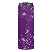 Bouteilles Isothermes Nom de parties scintillant violet étincelant glamo (Dos)