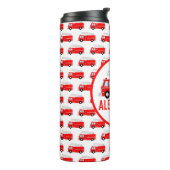 Bouteilles Isothermes Nom du camion de pompiers (Tourné sur la gauche)