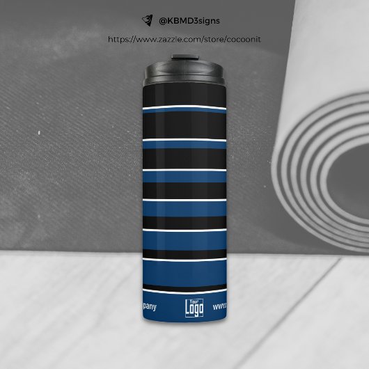 Bouteilles Isothermes Nom du logo de la Promo d'affaires QR-Code WWW Ble