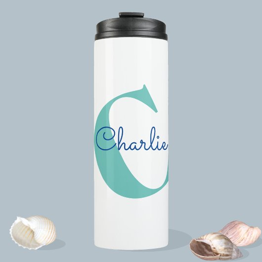 Bouteilles Isothermes Nom du monogramme Typographie moderne