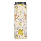 Bouteilles Isothermes Nom du Motif de chat Cute (Dos)