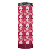 Bouteilles Isothermes Nom du Motif du puzzle rose rouge romantique (Dos)