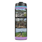 Bouteilles Isothermes Nom et collage de l'image Paruline thermique (Devant)