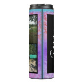 Bouteilles Isothermes Nom et collage de l'image Paruline thermique (Dos)