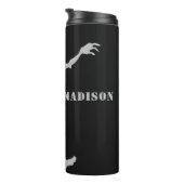 Bouteilles Isothermes Nom et couleur personnalisés Zombie tumbler (Tourné sur la droite)