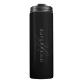 Bouteilles Isothermes Nom et nom de famille des couples Monogramme (Devant)