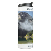 Bouteilles Isothermes Nom et texte personnalisés Monténégro (Tourné sur la gauche)