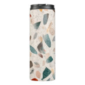 Bouteilles Isothermes Nom, Lrg Verre Chips Mosaïque Terrazzo Motif 12oz (Dos)