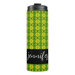 Bouteilles Isothermes Nom personnalisable Modèle floral coloré
