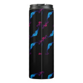 Bouteilles Isothermes Nom personnalisable motif de fumée Abstrait (Dos)