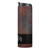 Bouteilles Isothermes Nom personnalisable texture de grunge Abstraite (Tourné sur la droite)