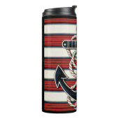 Bouteilles Isothermes Nom personnalisé Ancre nautique (Tourné sur la gauche)