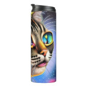 Bouteilles Isothermes Nom personnalisé Astronaut Chat (Tourné sur la droite)