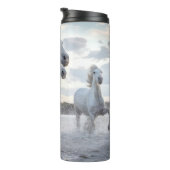 Bouteilles Isothermes Nom personnalisé Chevaux blancs (Tourné sur la droite)