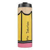 Bouteilles Isothermes Nom personnalisé Crayon cadeau de l'enseignant de  (Devant)