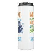 Bouteilles Isothermes Nom personnalisé / Croisière texte (Dos)