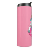 Bouteilles Isothermes Nom personnalisé Cute Unicorn (Tourné sur la gauche)