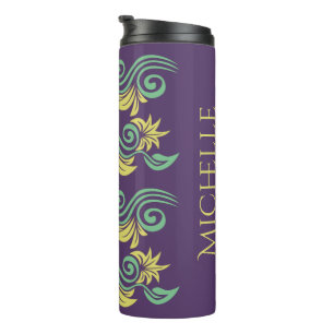 Bouteilles Isothermes Nom personnalisé de la nature tumbler