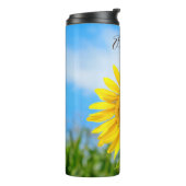 Bouteilles Isothermes Nom personnalisé du tournesol (Tourné sur la gauche)