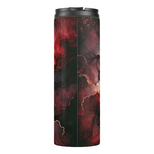 Bouteilles Isothermes Nom personnalisé Eerie Lune de sang Halloween Encr (Dos)