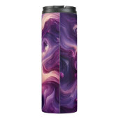 Bouteilles Isothermes Nom personnalisé Effet peinture violet vibrant (Dos)